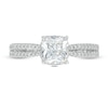 Thumbnail Image 4 of Vera Wang Love Collection 1-1/3 CT. T.W. Certified Diamond Split Shank Engagement Ring in 14K White Gold (I/SI2)