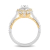 Thumbnail Image 3 of Collector's Edition Enchanted Disney Beauty and the Beast Diamond Engagement Ring in 14K Two-Tone Gold