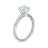 Thumbnail Image 3 of 1 CT. Certified Diamond Solitaire Engagement Ring in 14K White Gold (J/I1)