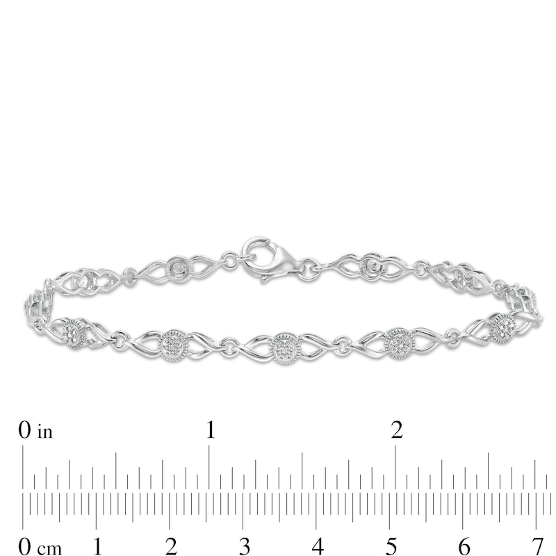 Slim Twisted Loop Bracelet 6.5 (S)