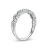 Thumbnail Image 3 of 3/8 CT. T.W. Diamond Stack-Look Band in 10K White Gold