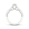 Thumbnail Image 3 of Trouvaille Collection 1-1/4 CT. T.W. DeBeers®-Graded Diamond Frame Engagement Ring in Platinum (F/I1)