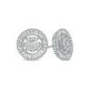 Thumbnail Image 0 of 1/2 CT. T.W. Multi-Diamond Frame Stud Earrings in 10K White Gold