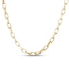 Thumbnail Image 1 of Paper Clip Oval Link Necklace in 10K Gold