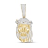 Thumbnail Image 1 of Men's 1-1/2 CT. T.W. Diamond Jesus Head Necklace Charm in 10K Gold