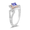 Thumbnail Image 1 of Enchanted Disney Ultimate Princess Celebration Tanzanite and 1/5 CT. T.W. Diamond Ring in Sterling Silver