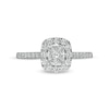 Thumbnail Image 3 of 3/4 CT. T.W. Composite Cushion-Shaped Diamond Frame Engagement Ring in 10K White Gold