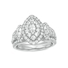 Thumbnail Image 1 of 2 CT. T.W. Marquise Diamond Past Present Future® Double Frame Engagement Ring in 14K White Gold