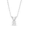 Thumbnail Image 1 of 1/6 CT. Diamond Solitaire Pendant in 14K White Gold (J/I3)