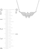 Thumbnail Image 3 of Wonder Woman™ Collection 1/10 CT. T.W. Diamond Symbol Necklace in Sterling Silver - 16&quot;