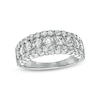 Thumbnail Image 0 of 2 CT. T.W. Diamond Multi-Row Anniversary Ring in 14K White Gold