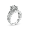 Thumbnail Image 2 of 1-1/2 CT. T.W. Diamond Frame Bridal Set in 10K White Gold