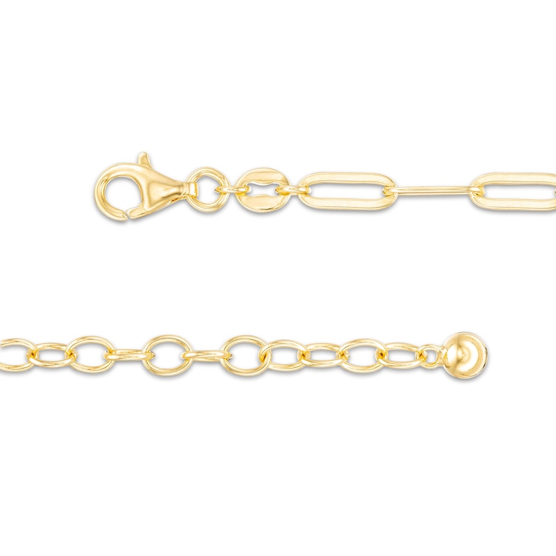 5.5mm 18k Solid Yellow Gold Chain Extender 3 inches Length