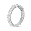 Thumbnail Image 3 of 2-1/2 CT. T.W. Certified Emerald-Cut Lab-Created Diamond Eternity Anniversary Band in 14K White Gold (F/VS2)