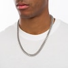 Thumbnail Image 1 of Men's 7.5mm Franco Snake Chain Necklace in Solid Stainless Steel  - 24"