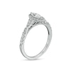 Thumbnail Image 3 of 3/4 CT. T.W. Marquise Diamond Frame Tri-Sides Engagement Ring in 14K White Gold (I/I2)