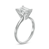 Thumbnail Image 3 of 3 CT. Certified Emerald-Cut Lab-Created Diamond Solitaire Engagement Ring in 14K White Gold (F/VS2)