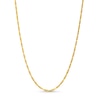 Thumbnail Image 1 of 1.58mm Adjustable Diamond-Cut Rope Chain Necklace in Solid 14K Gold - 22&quot;