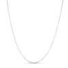 Thumbnail Image 1 of 0.90mm Box Chain Necklace in Solid 14K White Gold - 18&quot;