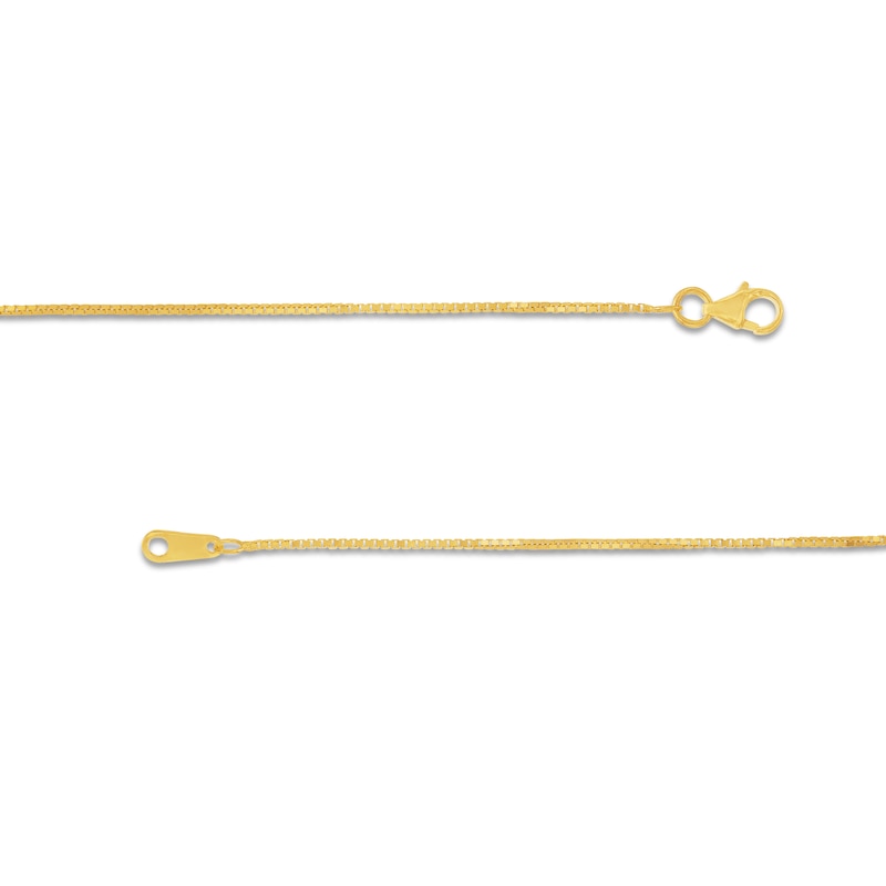 Main Image 3 of 0.90mm Box Chain Necklace in Solid 14K Gold - 20&quot;