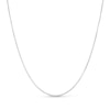 Thumbnail Image 1 of 0.90mm Box Chain Necklace in Solid 14K White Gold - 20&quot;