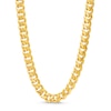 Thumbnail Image 1 of 7.8mm Cuban Curb Chain Necklace in Hollow 10K Gold - 24&quot;