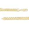 Thumbnail Image 2 of 7.4mm Curb Chain Necklace in Solid 10K Gold - 24"