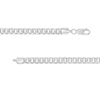 Thumbnail Image 3 of 5.5mm Cuban Curb Chain Necklace in Hollow 10K White Gold - 22&quot;