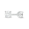 Thumbnail Image 1 of 1/4 CT. T.W. Diamond Solitaire Stud Earrings in 14K White Gold (J/I2)