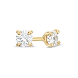 1/4 CT. T.W. Diamond Solitaire Stud Earrings in 14K Gold (J/I2)