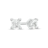 Thumbnail Image 1 of 1/4 CT. T.W. Princess-Cut Diamond Solitaire Stud Earrings in 14K White Gold (J/I2)