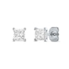 Thumbnail Image 1 of 1/2 CT. T.W. Princess-Cut Diamond Solitaire Stud Earrings in 14K White Gold (J/I2)