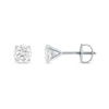 Thumbnail Image 2 of 1-1/2 CT. T.W. Diamond Solitaire Stud Earrings in 14K White Gold (J/I2)