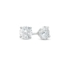 Thumbnail Image 0 of 3/4 CT. T.W. Certified Diamond Solitaire Stud Earrings in 14K White Gold (I/I1)