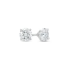Thumbnail Image 0 of 1 CT. T.W. Certified Diamond Solitaire Stud Earrings in 14K White Gold (I/I1)