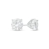 Thumbnail Image 1 of 1-1/2 CT. T.W. Certified Diamond Solitaire Stud Earrings in 14K White Gold (I/I1)