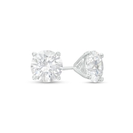 1-1/2 CT. T.W. Certified Diamond Solitaire Stud Earrings in 14K White Gold (I/I1)