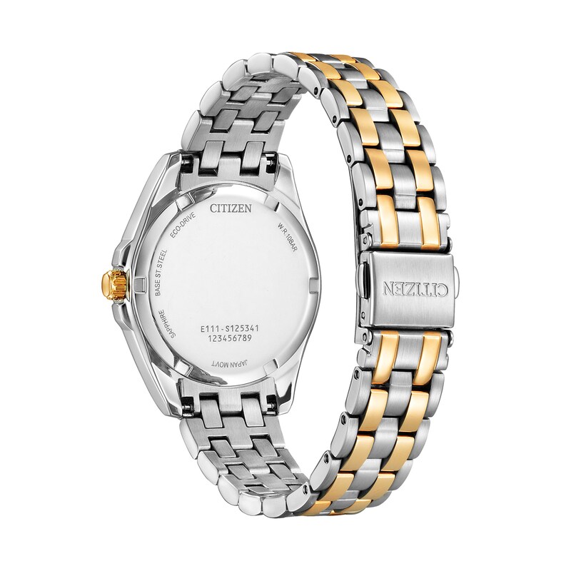 Main Image 4 of Ladies' Citizen Eco-Drive® Corso Two-Tone Watch with Rose-Tone Dial (Model: EO1226-59X)