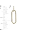 Thumbnail Image 2 of Glitter Enamel Paper Clip Drop Earrings in 14K Gold
