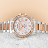 Thumbnail Image 5 of Ladies' Bulova Marine Star 1/10 CT. T.W. Diamond Two-Tone Watch with Mother-of-Pearl Dial (Model: 98R234)