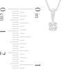 Thumbnail Image 3 of 1/4 CT. Certified Diamond Solitaire Pendant in 14K White Gold (J/I2)