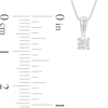 Thumbnail Image 3 of 1/6 CT. Certified Diamond Solitaire Pendant in 14K White Gold (J/I2)