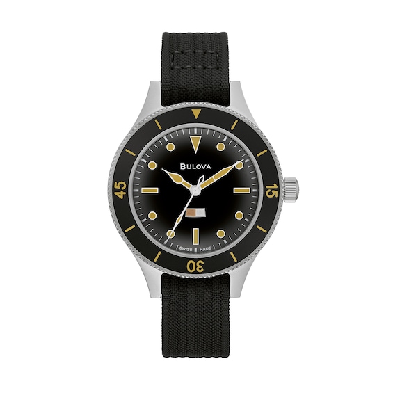 Men's Limited Edition Bulova Archive Series MIL-SHIPS-W-2181 Submersible Automatic Strap Watch (Model: 98A265)