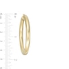 Thumbnail Image 3 of 40.0mm Tube Hoop Earrings in 14K Gold