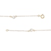 Thumbnail Image 3 of Child's 3.5mm Freshwater Cultured Pearl Trio Station Bracelet in 14K Gold – 6&quot;