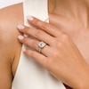 Thumbnail Image 1 of 2 CT. T.W. Certified Emerald-Cut Diamond Octagonal Frame Engagement Ring in 14K White Gold (I/SI2)