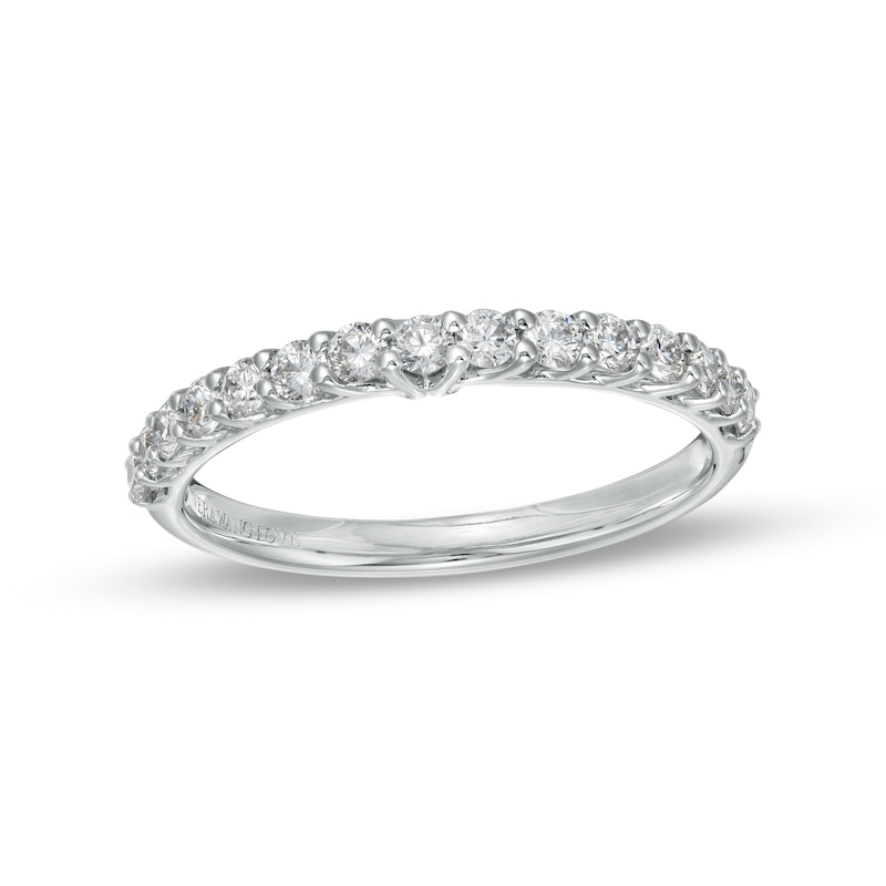 Main Image 1 of TRUE Lab-Created Diamonds by Vera Wang Love 1/2 CT. T.W. Anniversary Band in 14K White Gold