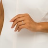 Thumbnail Image 2 of TRUE Lab-Created Diamonds by Vera Wang Love 1/2 CT. T.W. Anniversary Band in 14K White Gold (F/VS2)