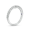 Thumbnail Image 3 of TRUE Lab-Created Diamonds by Vera Wang Love 1/2 CT. T.W. Anniversary Band in 14K White Gold (F/VS2)