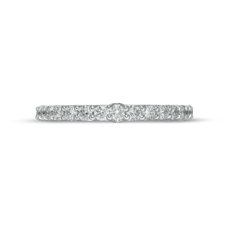 Main Image 4 of TRUE Lab-Created Diamonds by Vera Wang Love 1/2 CT. T.W. Anniversary Band in 14K White Gold (F/VS2)